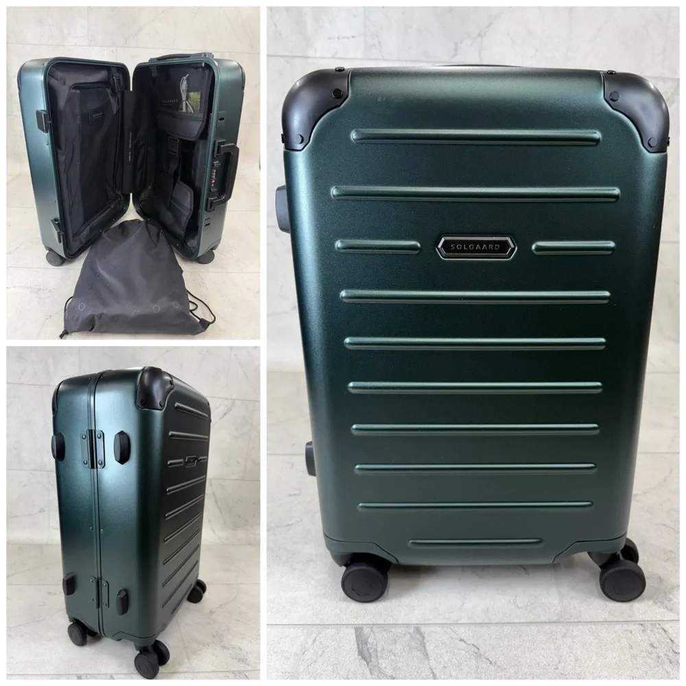 (SW-2) Solgaard Carry-On Luggage In Ibiza Jade In The Shade - Picture 1 of 5